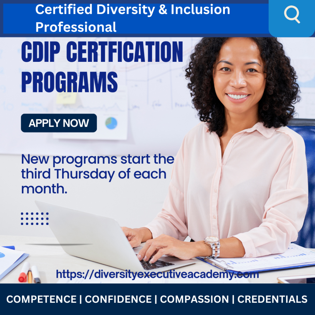 Certified Cultural Diversity Inclusion Practitioner