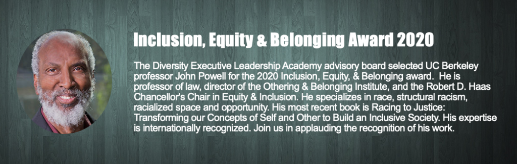 Inclusion, Equity & Belonging Award 2020