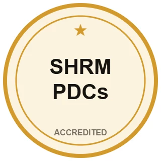 SHRM Recognized Provider — offers SHRM PDCs